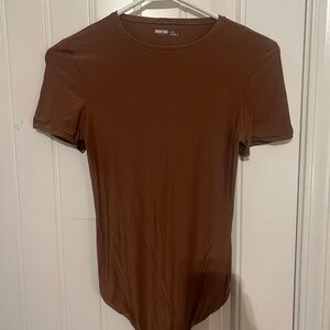 Aerie Brown Short Sleeve Tee